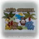 SAFARI QUADRO MDF RETANGULAR COQUEIROS