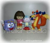 DORA AVENTUREIRA DORA E RAPOSO 30CM KIT 4 PERSONAGENS