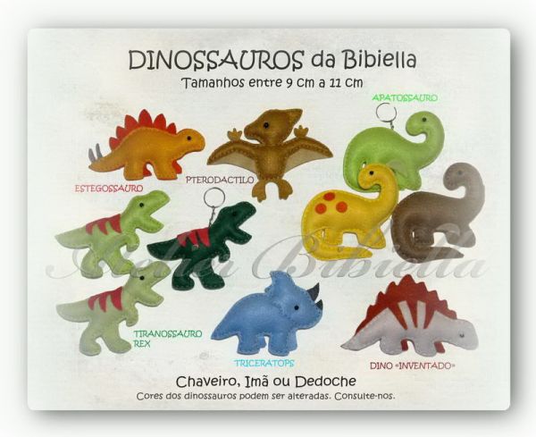 DINOSSAURO LEMBRANCINHA UNIDADE