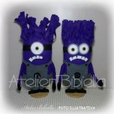 MINION ROXO 25CM UNIDADE