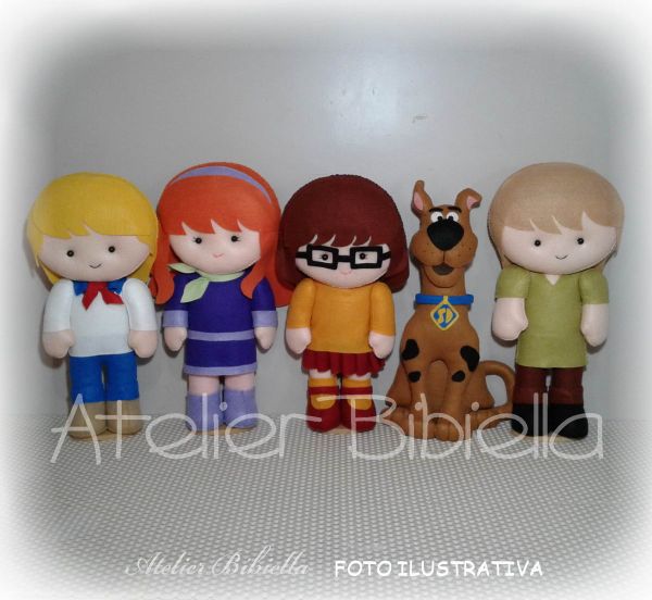 SCOOBY DOO 30CM KIT 2 PERSONAGENS