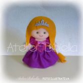 PRINCESA BONECA 20 CM UNIDADE C/ SUPORTE