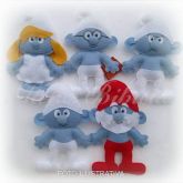 SMURF BONECO 20 CM COM SUPORTE UNIDADE