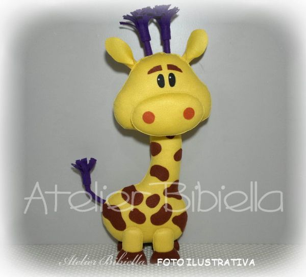 GIRAFA OU CÃO OU VACA 25 CM UNIDADE