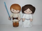 STAR WARS KIT LUKE E LEIA 32CM