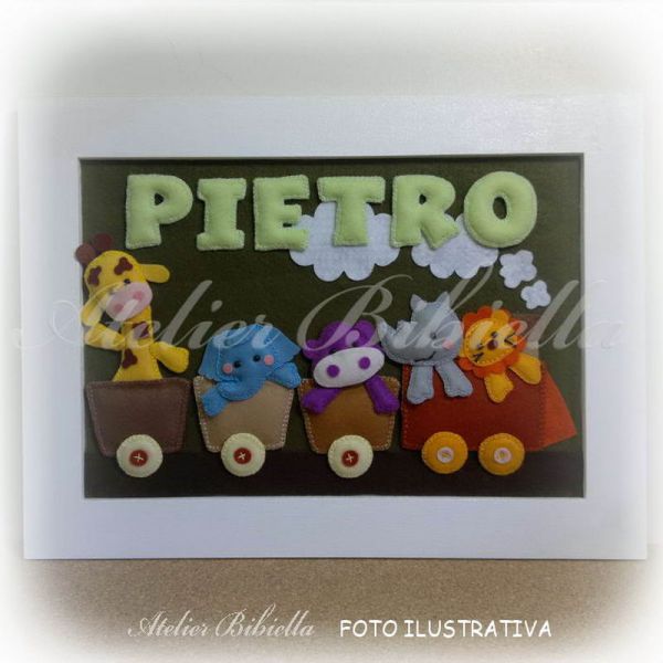 SAFARI QUADRO MDF RETANGULAR TRENZINHO