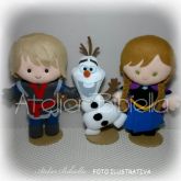 FROZEN ANNA OU ELSA OU OUTRO 40 CM UNIDADE C/ SUPORTE