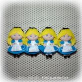 LEMBRANCINHA ALICE NO PAÍS DAS MARAVILHAS - PERSONAGEM 12CM SIMPLES UNIDADE