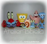 BOB SPONJA KIT 5 PERSONAGENS