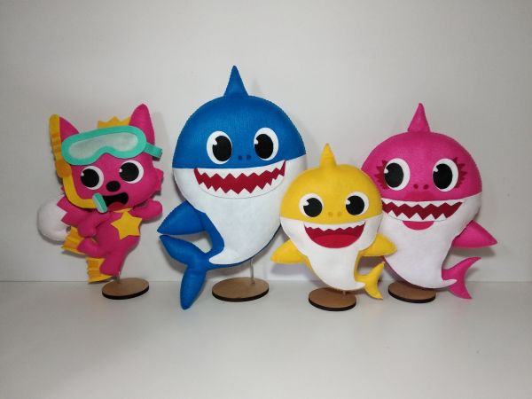 BABY SHARK KIT 6 PERSONAGENS