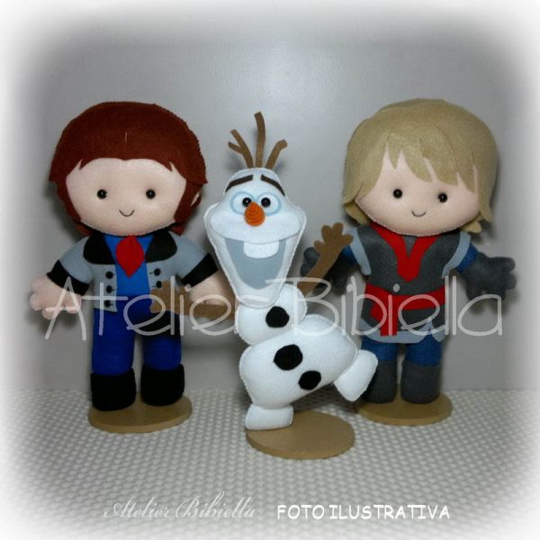 FROZEN ANNA OU ELSA OU OUTRO 25 CM UNIDADE C/ SUPORTE