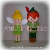 PETER PAN OU TINKER BELL MODELO NEW 25CM UNIDADE