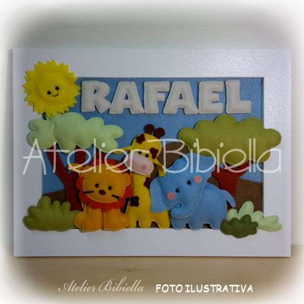 SAFARI QUADRO MDF RETANGULAR PADRÃO