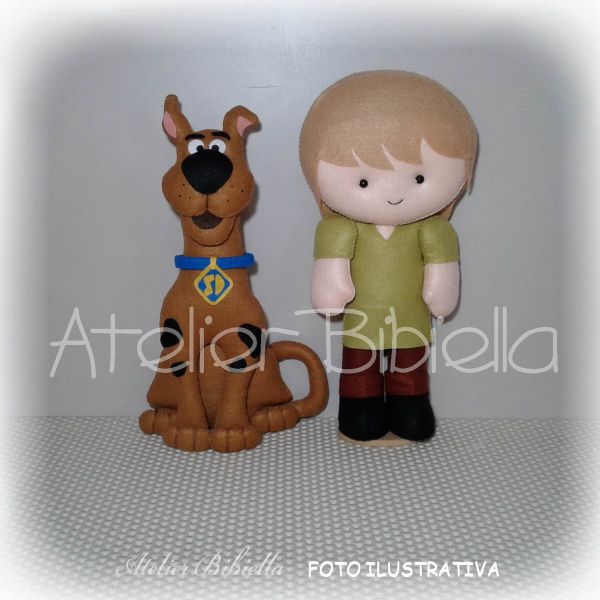 SCOOBY DOO 30CM KIT 2 PERSONAGENS