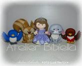 PRINCESA SOFIA KIT C/ 5 PERSONAGENS