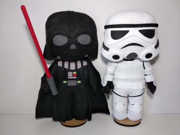 STAR WARS KIT DARTH VADER E STORMTROOPER 32CM