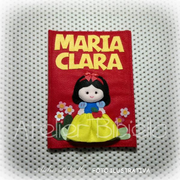 CAPA PARA CADERNO 140 x 202 MM BRANCA DE NEVE