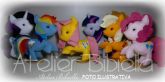 LITTLE PONY - KIT C/ 6 PERSONAGENS 25 CM