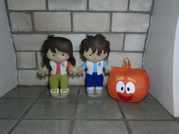 DORA AVENTUREIRA DORA, DIEGO OU ALICIA 30CM PREÇO POR BONECO