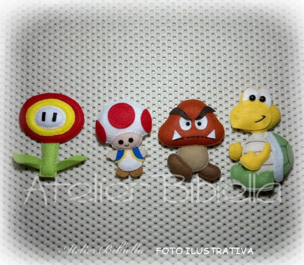 SUPER MARIO PERSONAGENS 12CM UNIDADE