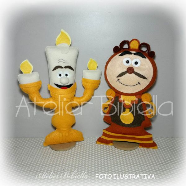 BELA E A FERA PERSONAGEM 30CM UNIDADE C/ SUPORTE