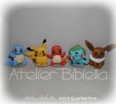 POKÉMON 10CM KIT COM 5 PERSONAGENS