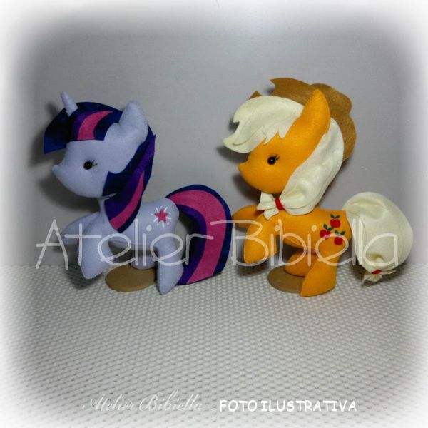 LITTLE PONY - KIT C/ 6 PERSONAGENS 25 CM