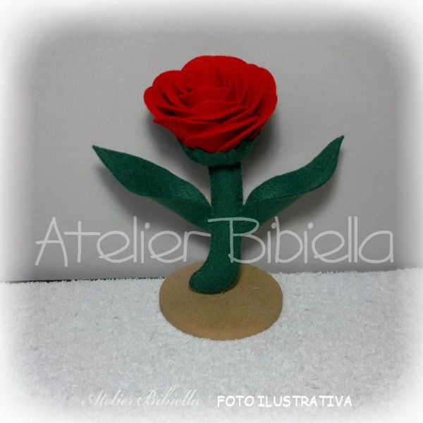 ROSA 14 CM DO PEQUENO PRINCIPE SEM SUPORTE UNIDADE