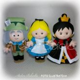 ALICE NO PAÍS DAS MARAVILHAS 30CM - PERSONAGEM 1 PEÇA