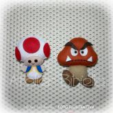 SUPER MARIO PERSONAGENS 12CM UNIDADE