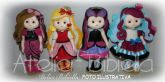 EVER AFTER HIGH 25CM KIT COM 4 PERSONAGENS