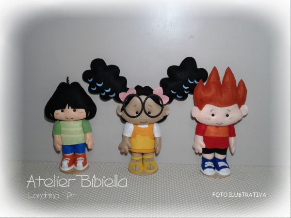 AMIGÃOZÃO KIT 6 PERSONAGENS BASE 26~38 CM