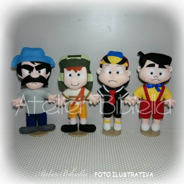 TURMA DO CHAVES 25CM UNIDADE