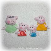 PEPPA PIG, GEORGE OU MÃMAE DEDOCHE DE PERSONAGEM UNIDADE