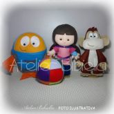 PEIXONAUTA KIT C/ 4 PERSONAGENS