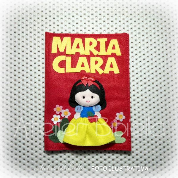 CAPA PARA CADERNO 140 x 202 MM BRANCA DE NEVE