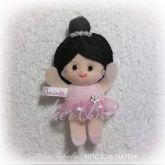 BAILARINA MINI COM NOME PERSONALIZADO LEMBRANCINHA UNIDADE