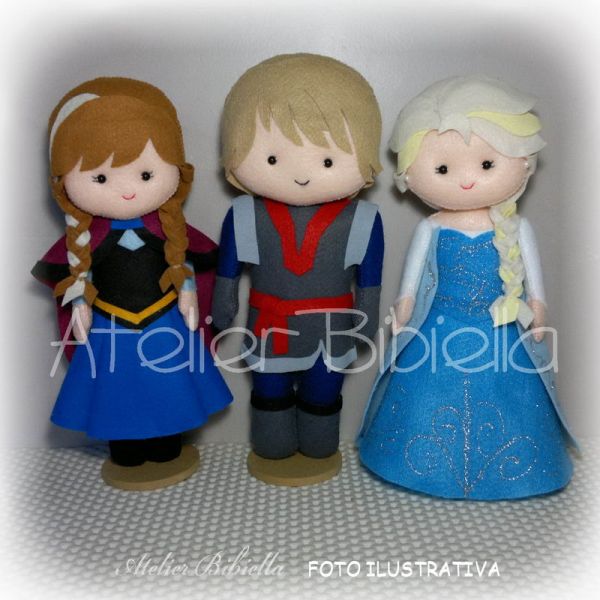 NOVO FROZEN ANNA OU ELSA 30 CM UNIDADE C/ SUPORTE