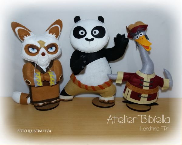 KUNG FU PANDA KIT 8 PERSONAGENS