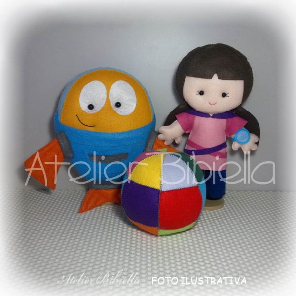 PEIXONAUTA KIT C/ 4 PERSONAGENS