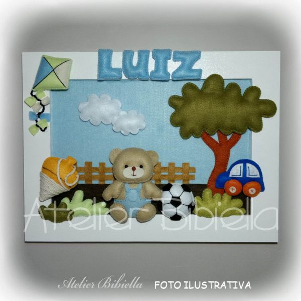 URSINHO BRINQUEDOS QUADRO MDF RETANGULAR