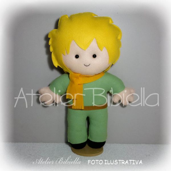 BONECO PRINCIPE OU AVIADOR  40 CM UNIDADE C/ SUPORTE