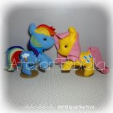 LITTLE PONY - KIT C/ 6 PERSONAGENS 25 CM