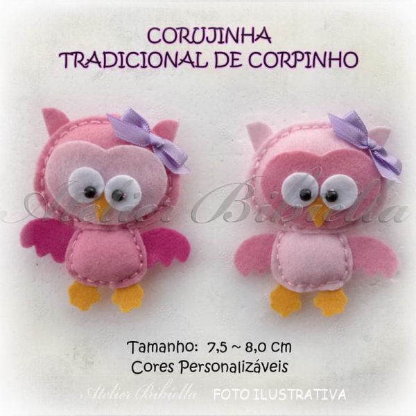 CORUJINHA TRADICIONAL DE CORPINHO LEMBRANCINHA UNIDADE