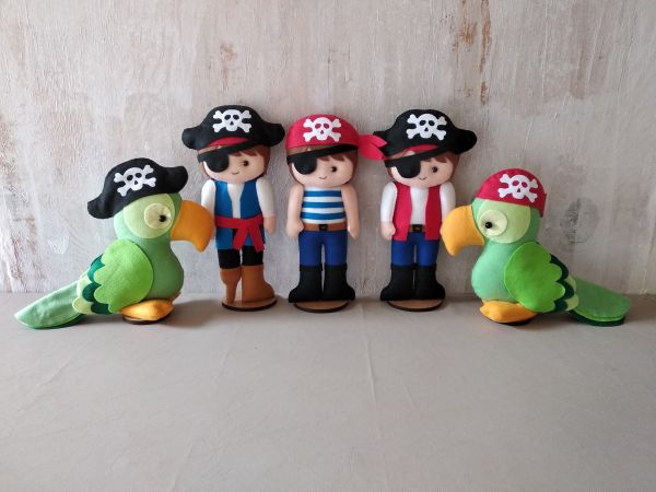 PIRATAS KIT 5 PEÇAS