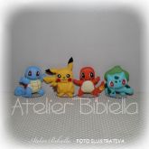 POKÉMON 10CM KIT COM 4 PERSONAGENS