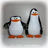 KIT C/ 4 PINGUINS DE MADAGASCAR