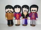 BEATLES YELLOW SUBMARINE aprox. 35cm KIT 4 PEÇAS