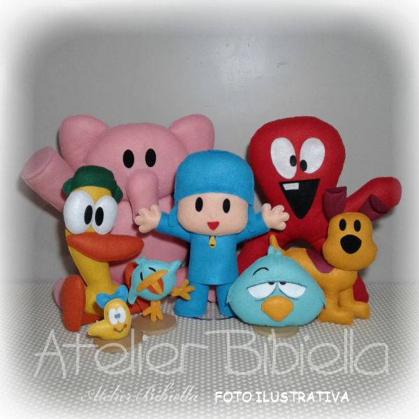 POCOYO KIT 8 PERSONAGENS