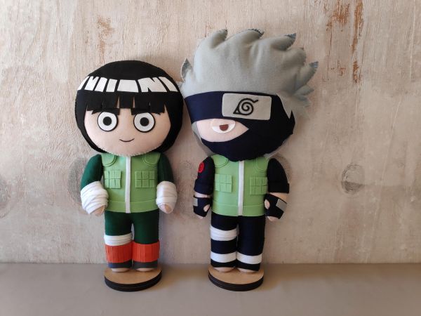 NARUTO KIT 5 PERSONAGENS TAM APROX 32 CM